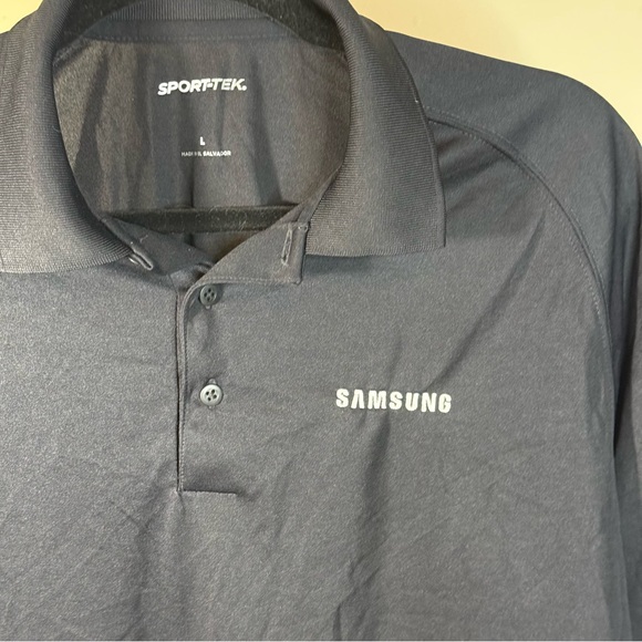 Samsung Men's Dark Polo Shirt - Picture 2 of 6